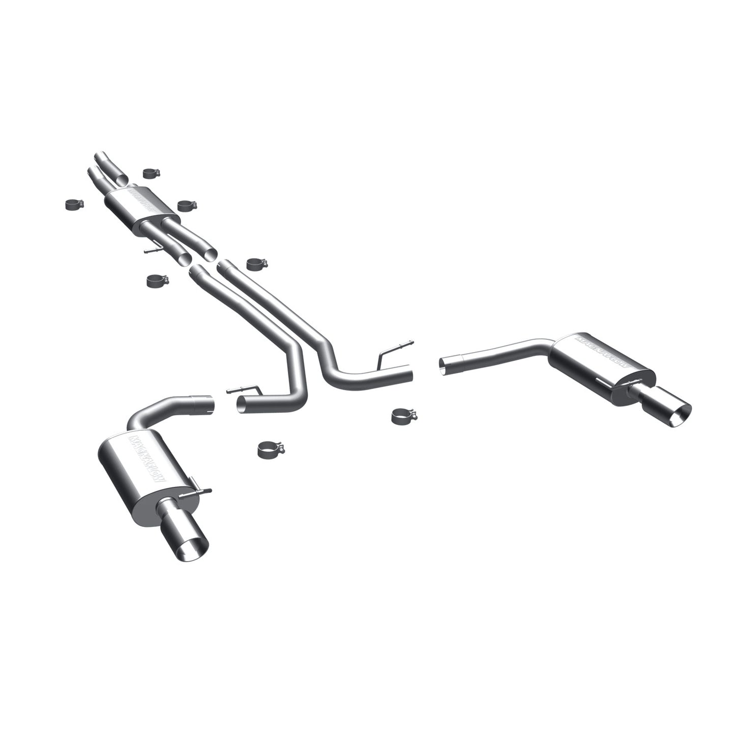 MagnaFlow 2010-2014 Ford Taurus Street Series Cat-Back Performance Exhaust System MAGNAFLOW-15769