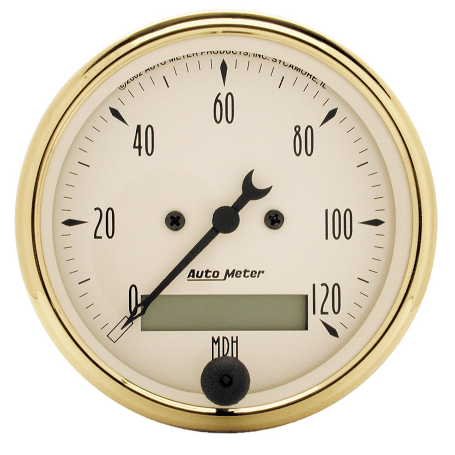 AutoMeter 3-1/8 in. SPEEDOMETER 0-120 MPH GOLDEN OLDIES 1588