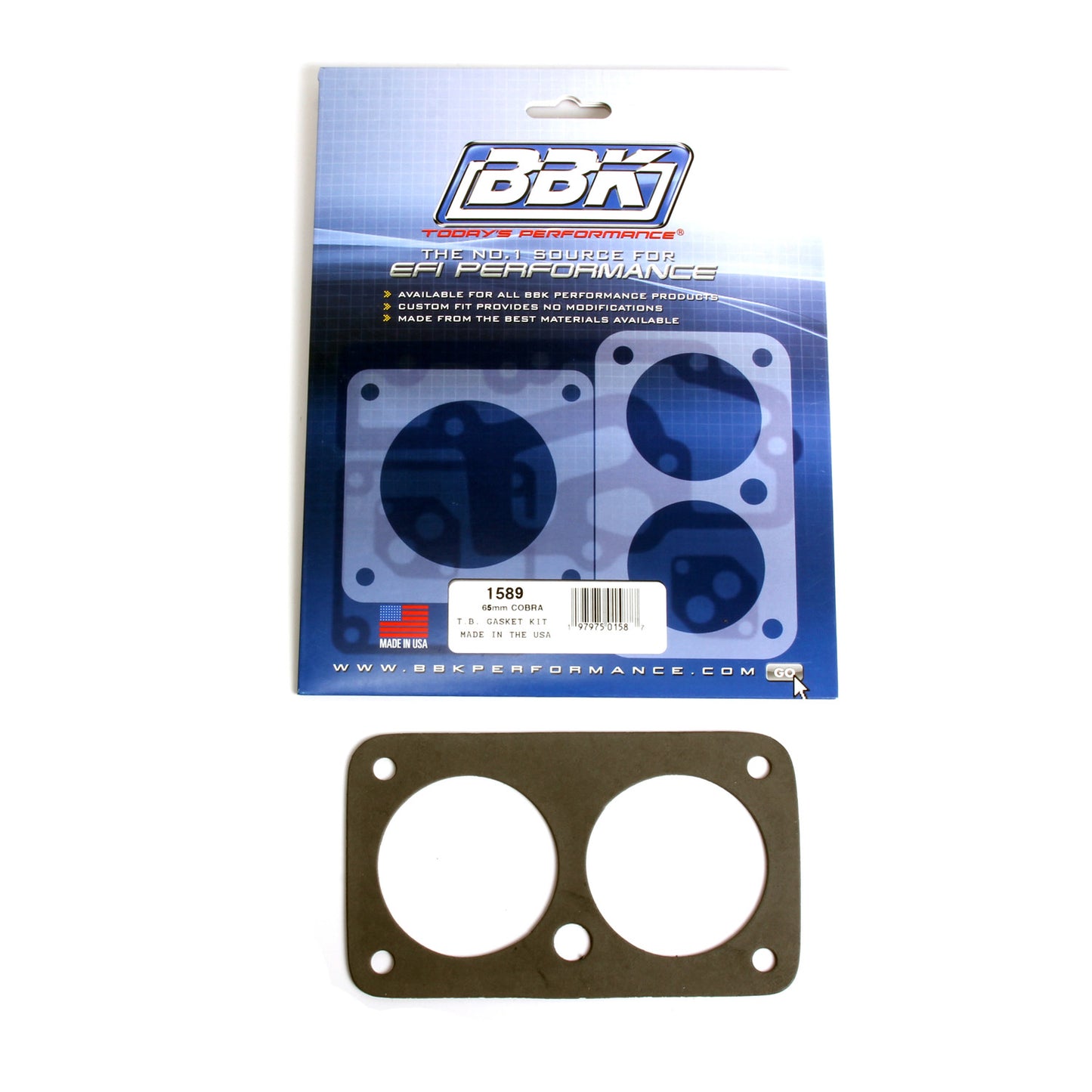 BBK THROTTLE BODY GASKET KIT FORD LIGHTNING/MUSTANG COBRA 4.6L 65MM 1589