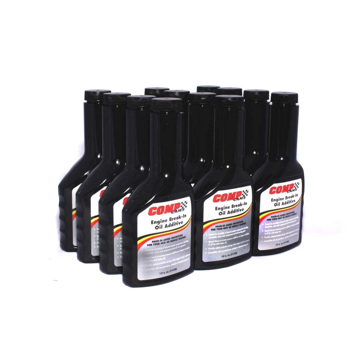 COMP Cams 12 Pack of 12 oz. Bottle Engine Break-In Oil Additive COMP-159-12