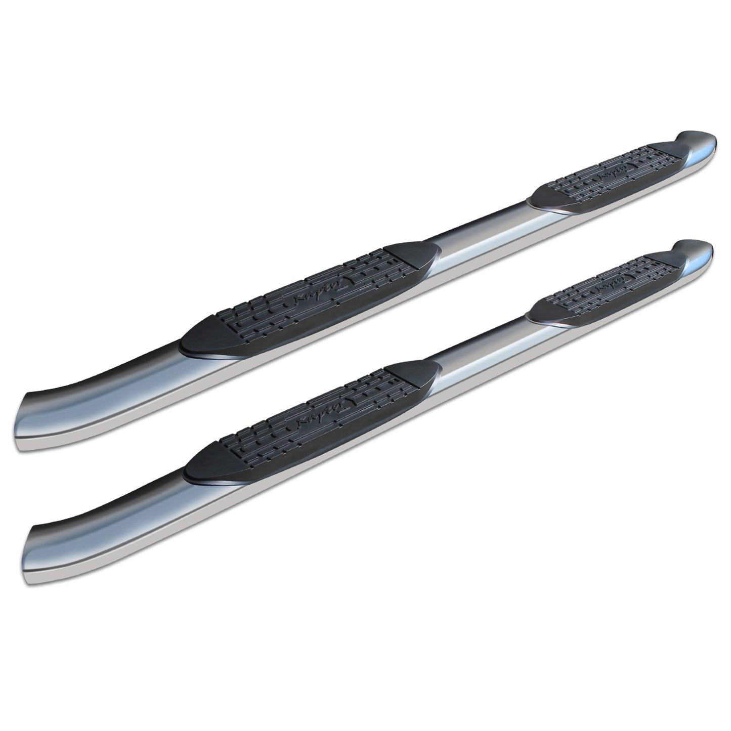 Raptor Series 5 in OE Style Curved Oval Steps Polished Stainless Steel 1604-0079