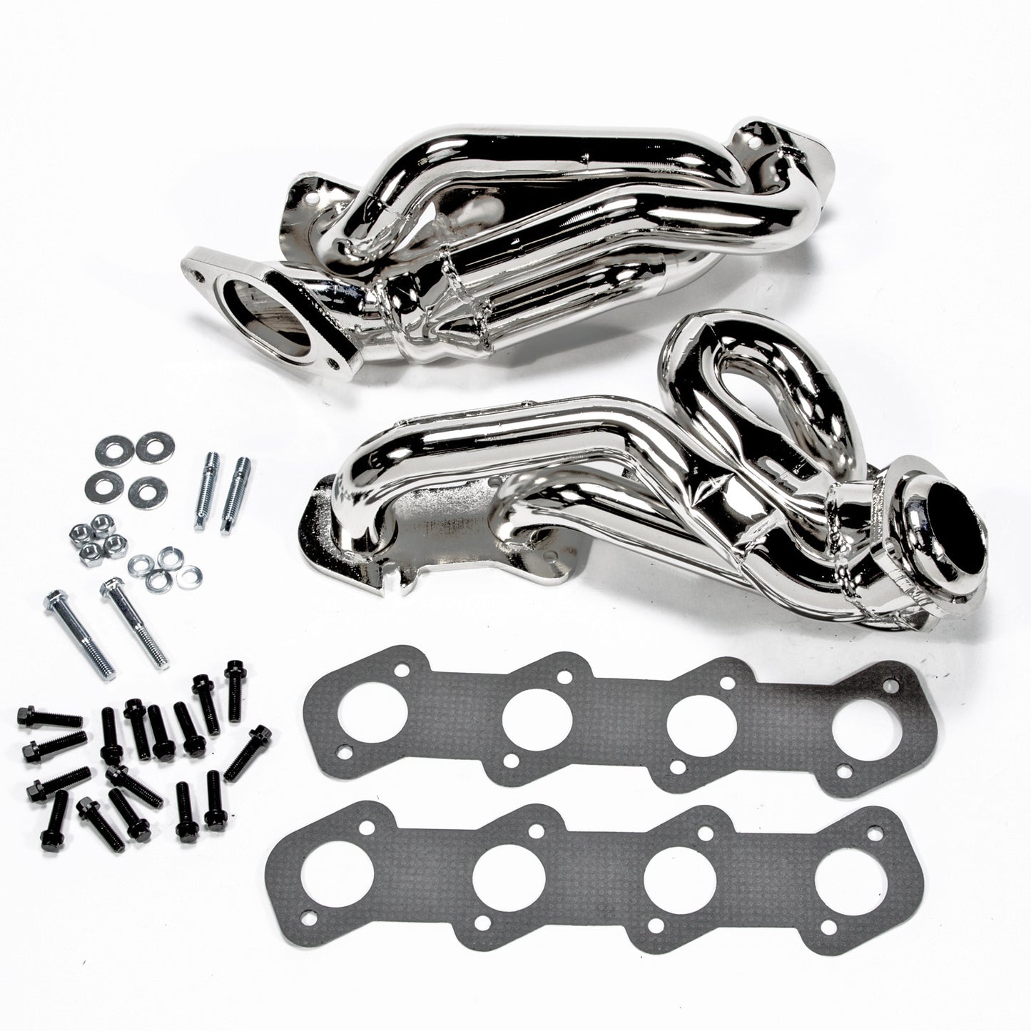 BBK MUSTANG GT 1-5/8 SHORTY TUNED LENGTH HEADERS (CHROME) 1615