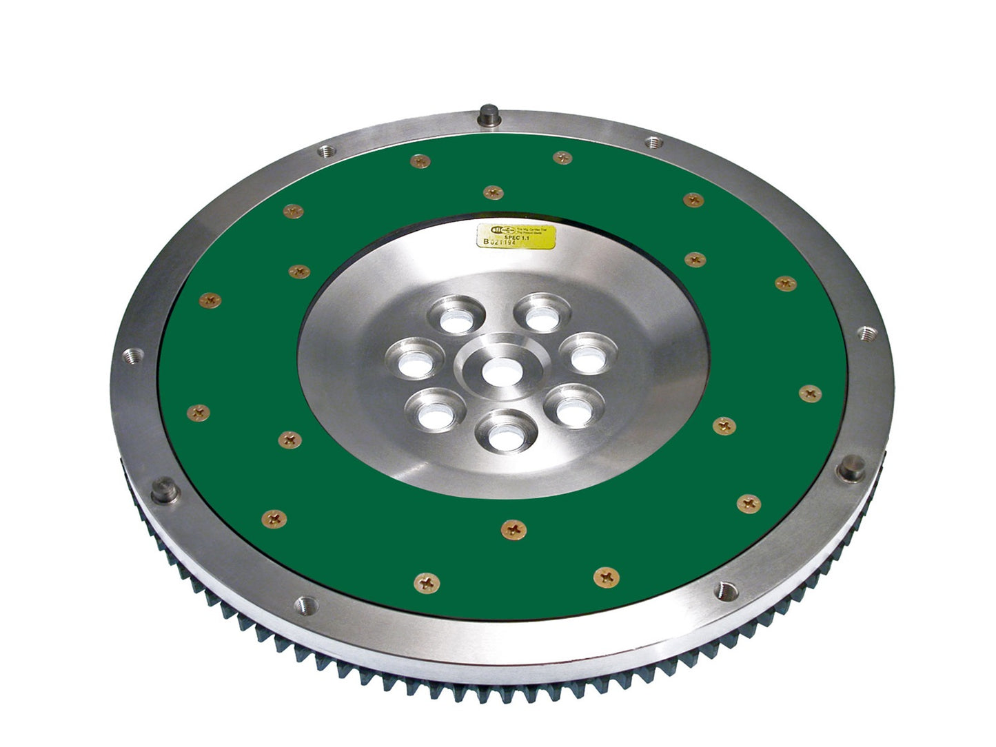 Fidanza Performance Flywheel-Aluminum PC Mit10; High Performance;Lightweight With Replaceable Friction 161921