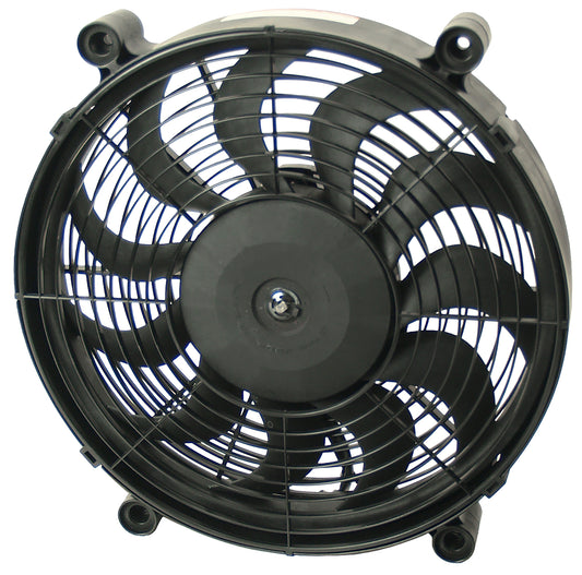 Derale 12" High Output Single RAD Pusher/Puller Fan with Premium Mount Kit 16212