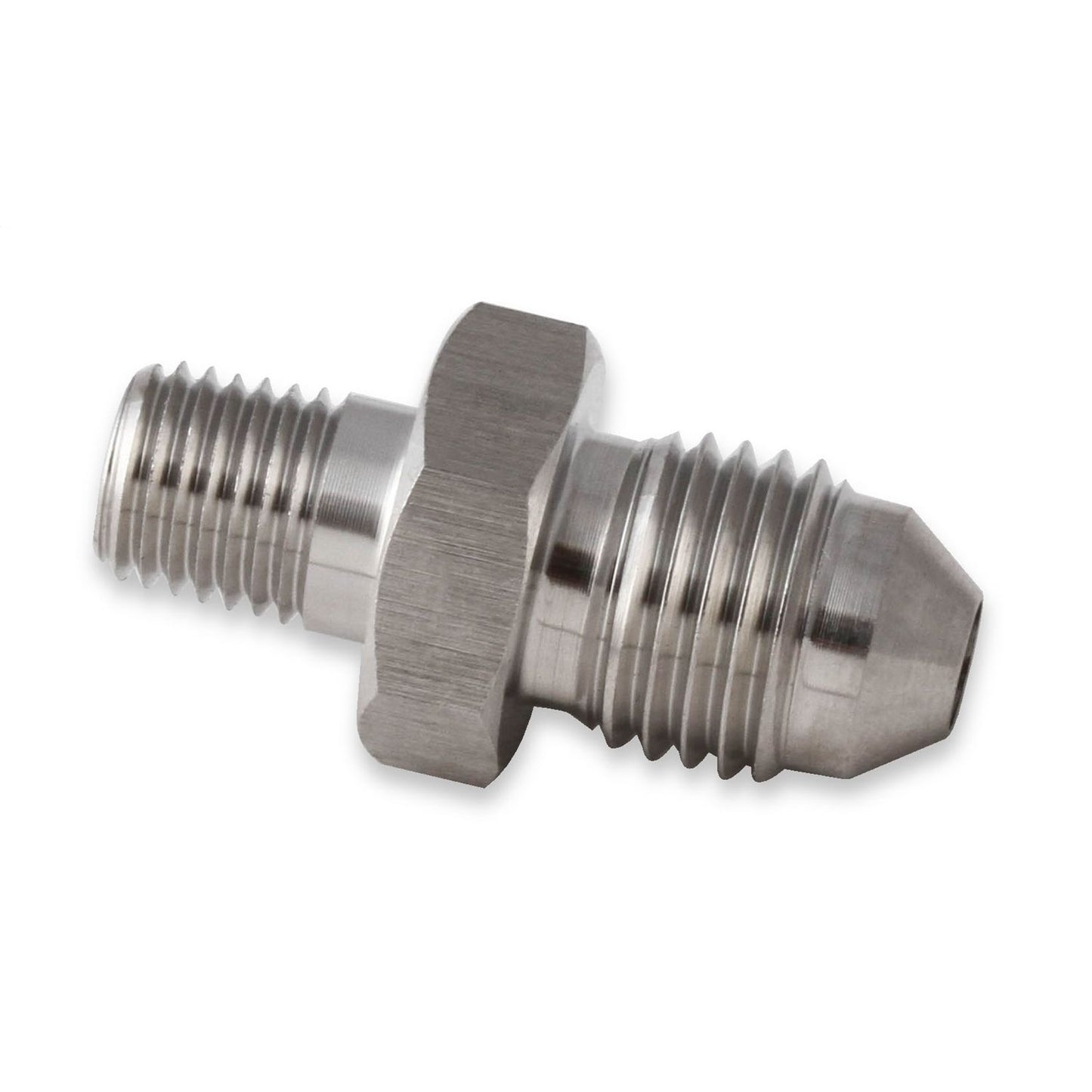 Earls Performance Straight Stainless Steel AN to NPT Adapter SS981641ERL