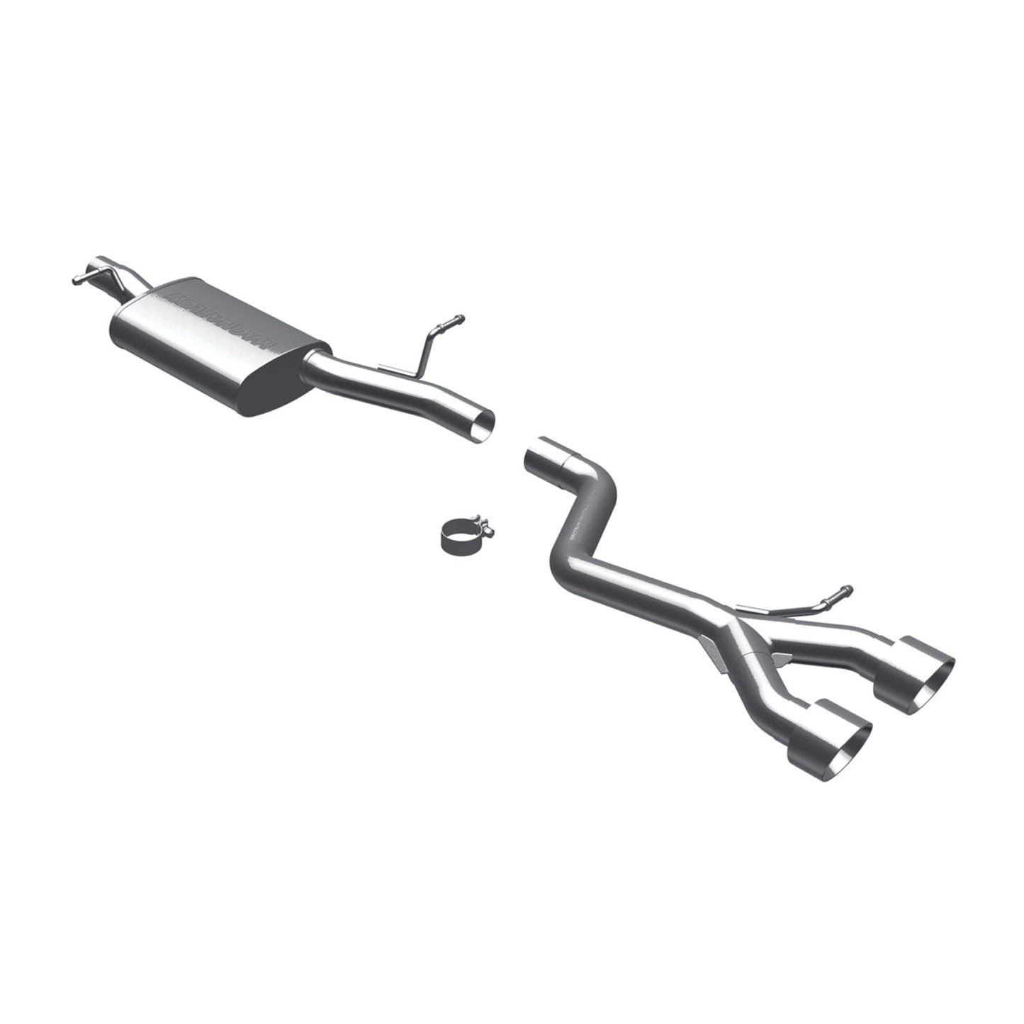 MagnaFlow 2008 Volkswagen R32 Sport Series Cat-Back Performance Exhaust System MAGNAFLOW-16502