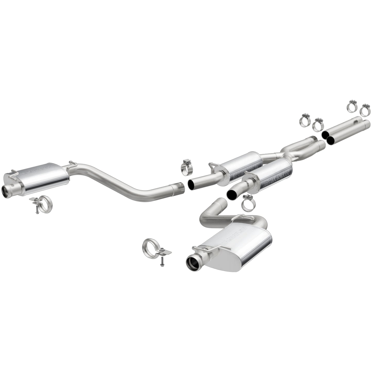 MagnaFlow 2009-2014 Dodge Challenger Street Series Cat-Back Performance Exhaust System MAGNAFLOW-16514