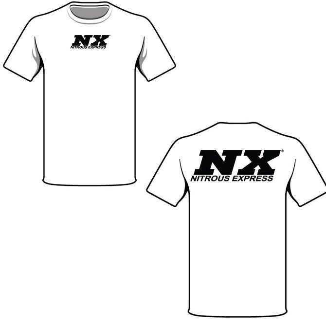 Nitrous Express X-LARGE WHITE T-SHIRT W/ BLACK NX-16515