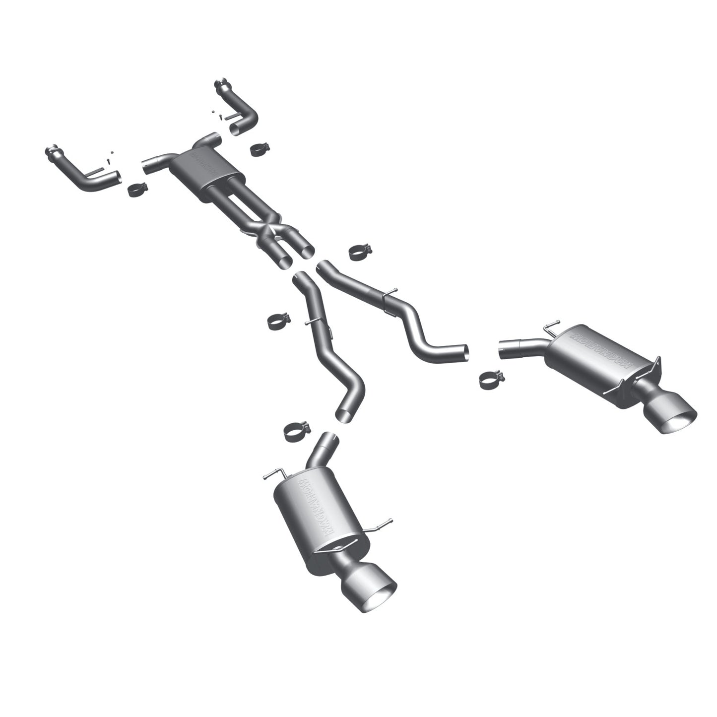 MagnaFlow Touring Series Cat-Back Performance Exhaust System 16560 MAGNAFLOW-16560