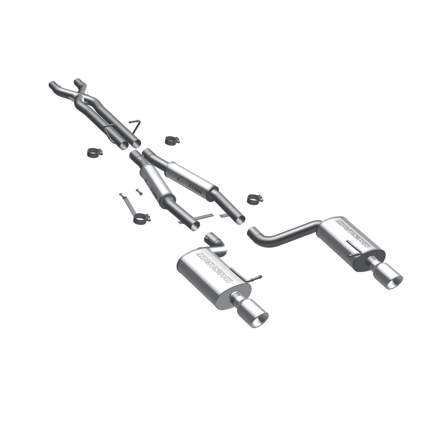 MagnaFlow 2004-2006 Audi S4 Sport Series Cat-Back Performance Exhaust System MAGNAFLOW-16586