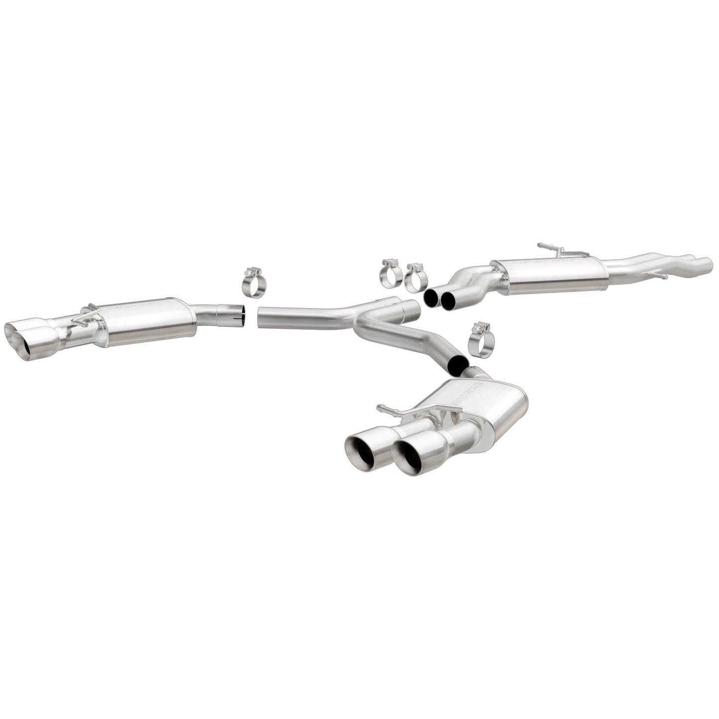 MagnaFlow 2008-2012 Audi S5 Sport Series Cat-Back Performance Exhaust System MAGNAFLOW-16598
