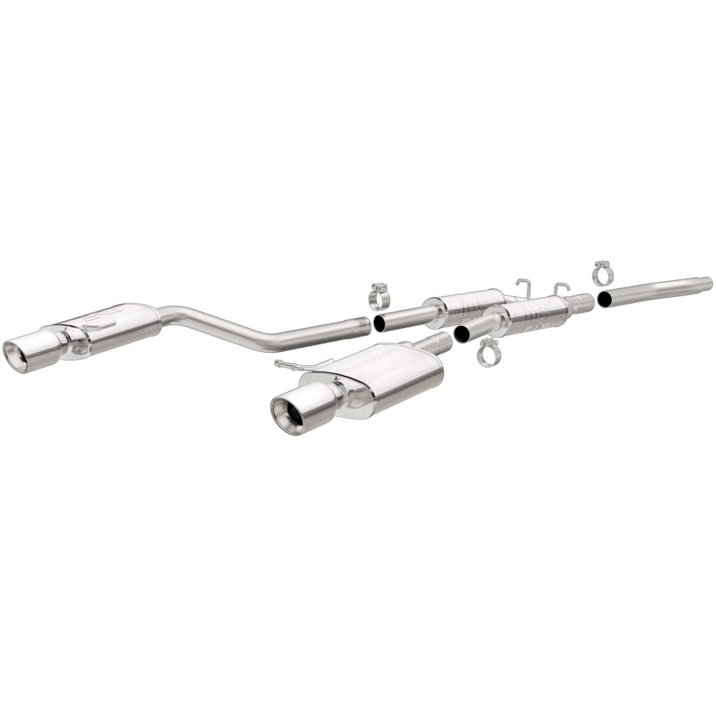 MagnaFlow 2002-2008 Audi A4 Quattro Touring Series Cat-Back Performance Exhaust System MAGNAFLOW-16601