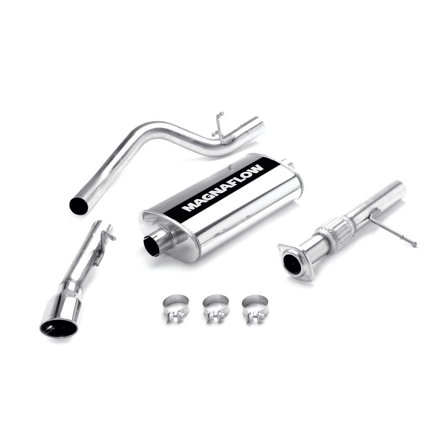 MagnaFlow Street Series Cat-Back Performance Exhaust System 16672 MAGNAFLOW-16672
