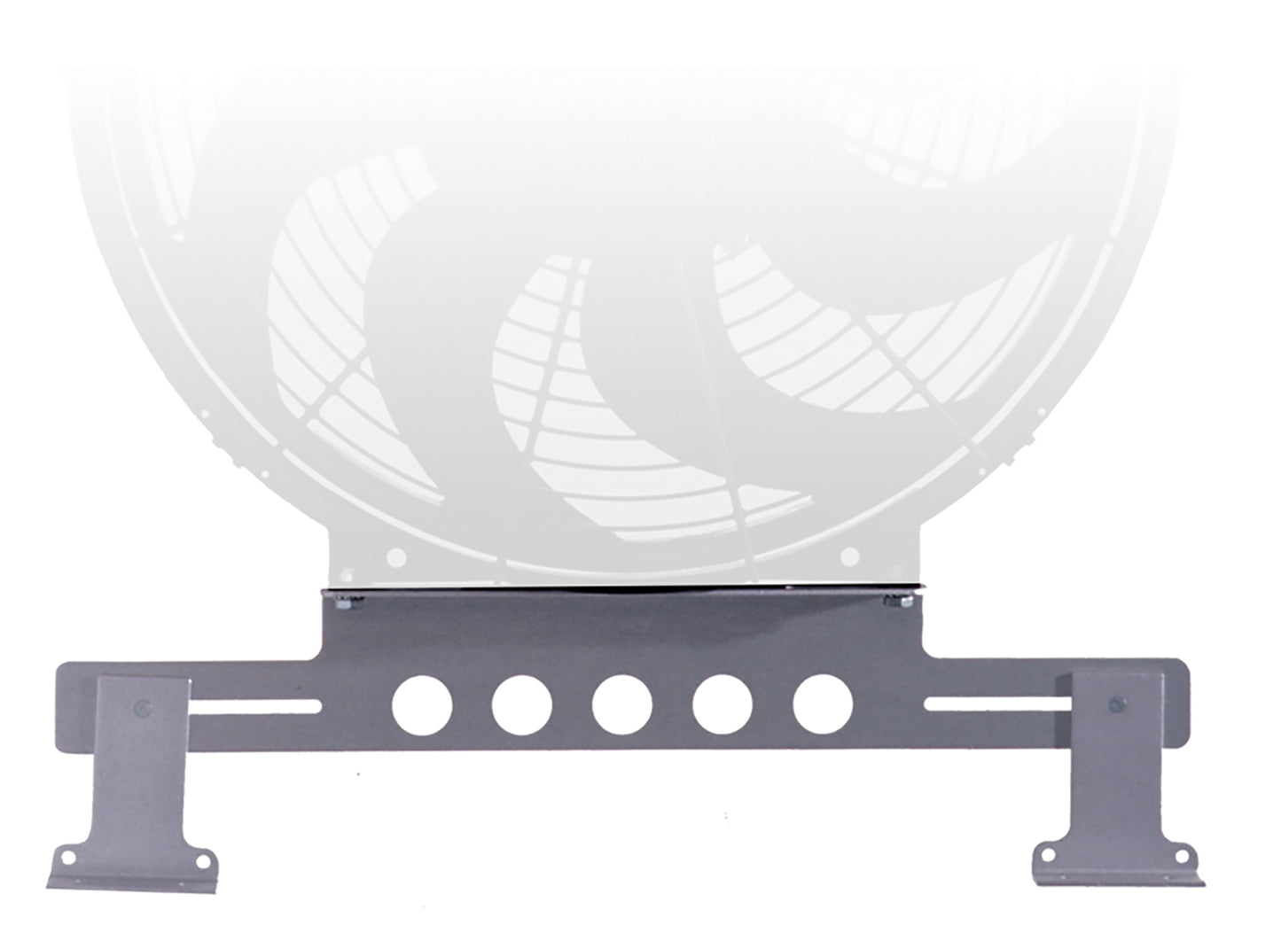 Derale Aluminum Tornado Electric Fan Mounting Bracket Kit, Single Fan 16700