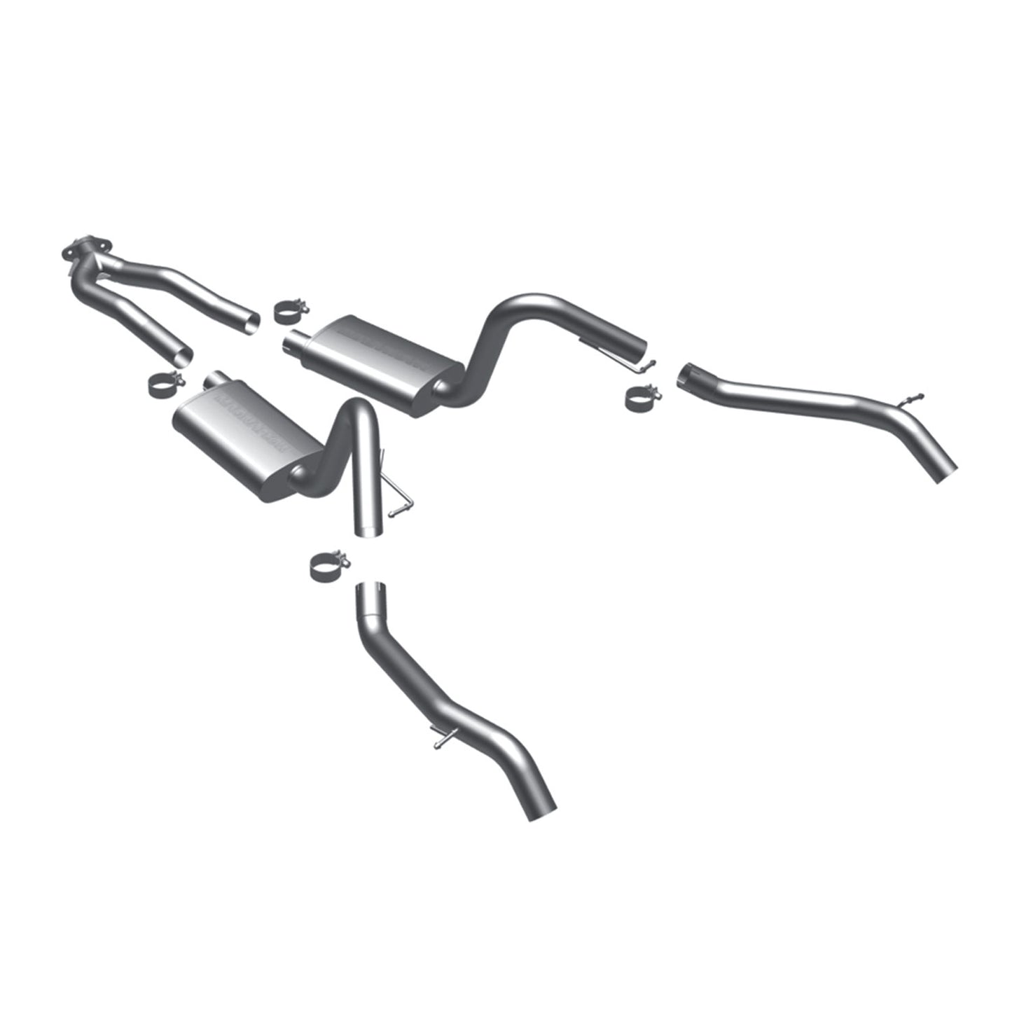 MagnaFlow 1975-1979 Chevrolet Camaro Street Series Cat-Back Performance Exhaust System MAGNAFLOW-16828