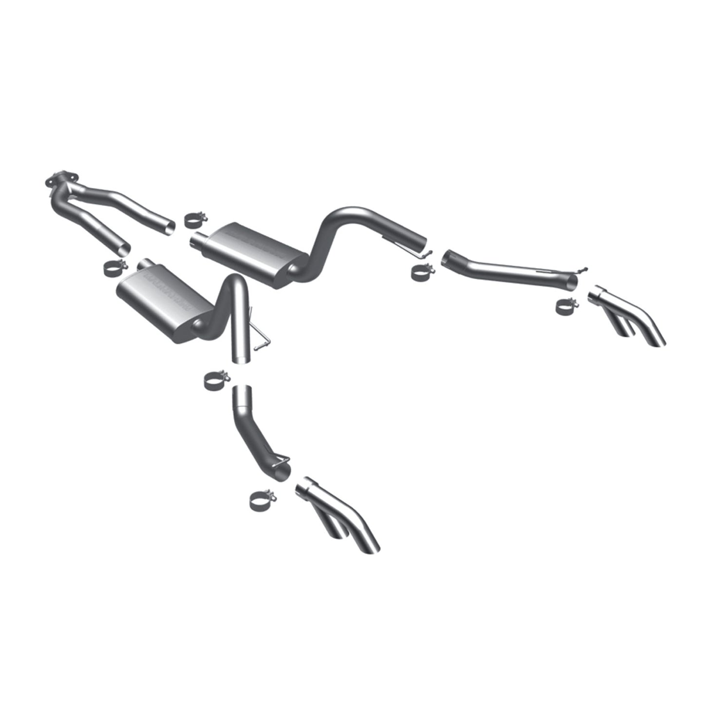 MagnaFlow 1975-1981 Pontiac Firebird Street Series Cat-Back Performance Exhaust System MAGNAFLOW-16830