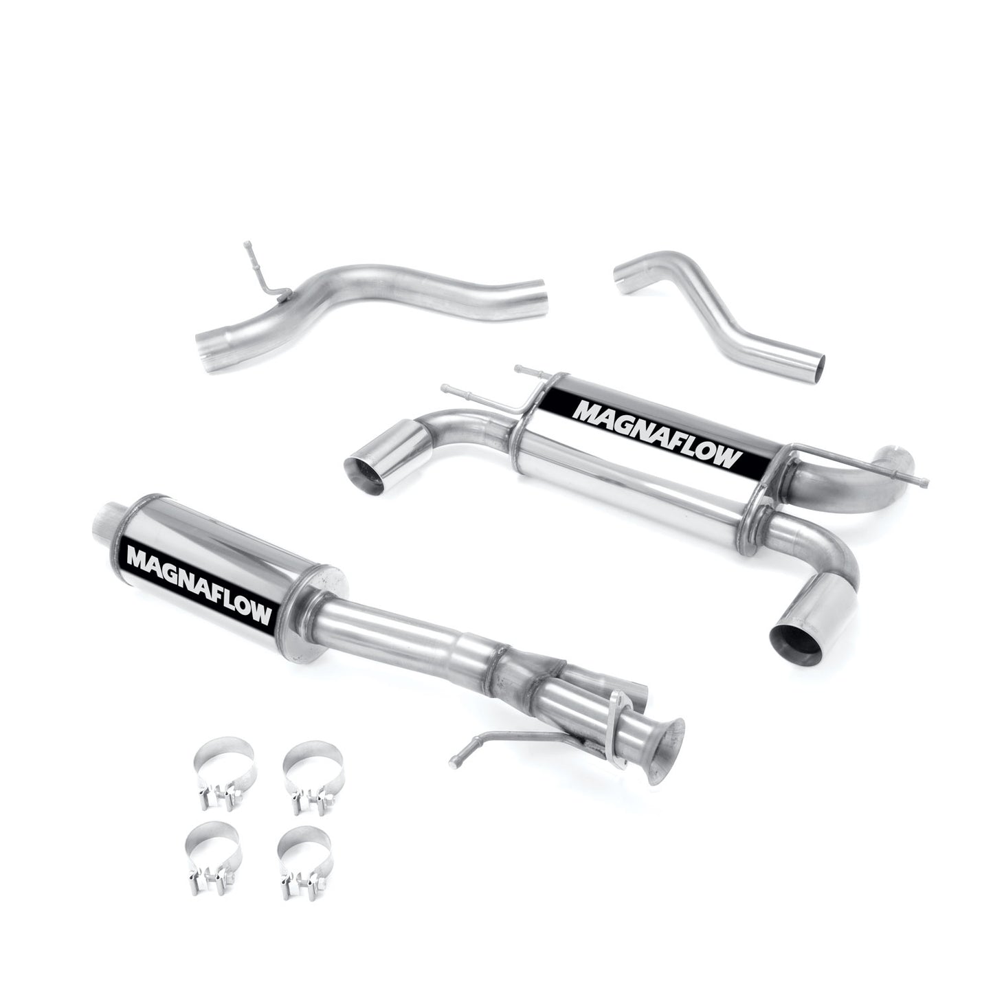 MagnaFlow 2008-2010 Hummer H3 Street Series Cat-Back Performance Exhaust System MAGNAFLOW-16832
