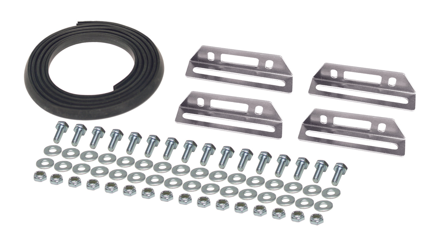 Derale Powerpack - High Output Triple 9" Electric RAD Fan/Aluminum Shroud Kit 16839