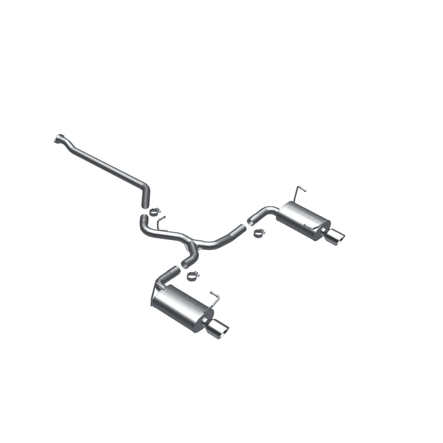 MagnaFlow 2008-2010 Subaru Impreza Street Series Cat-Back Performance Exhaust System MAGNAFLOW-16856