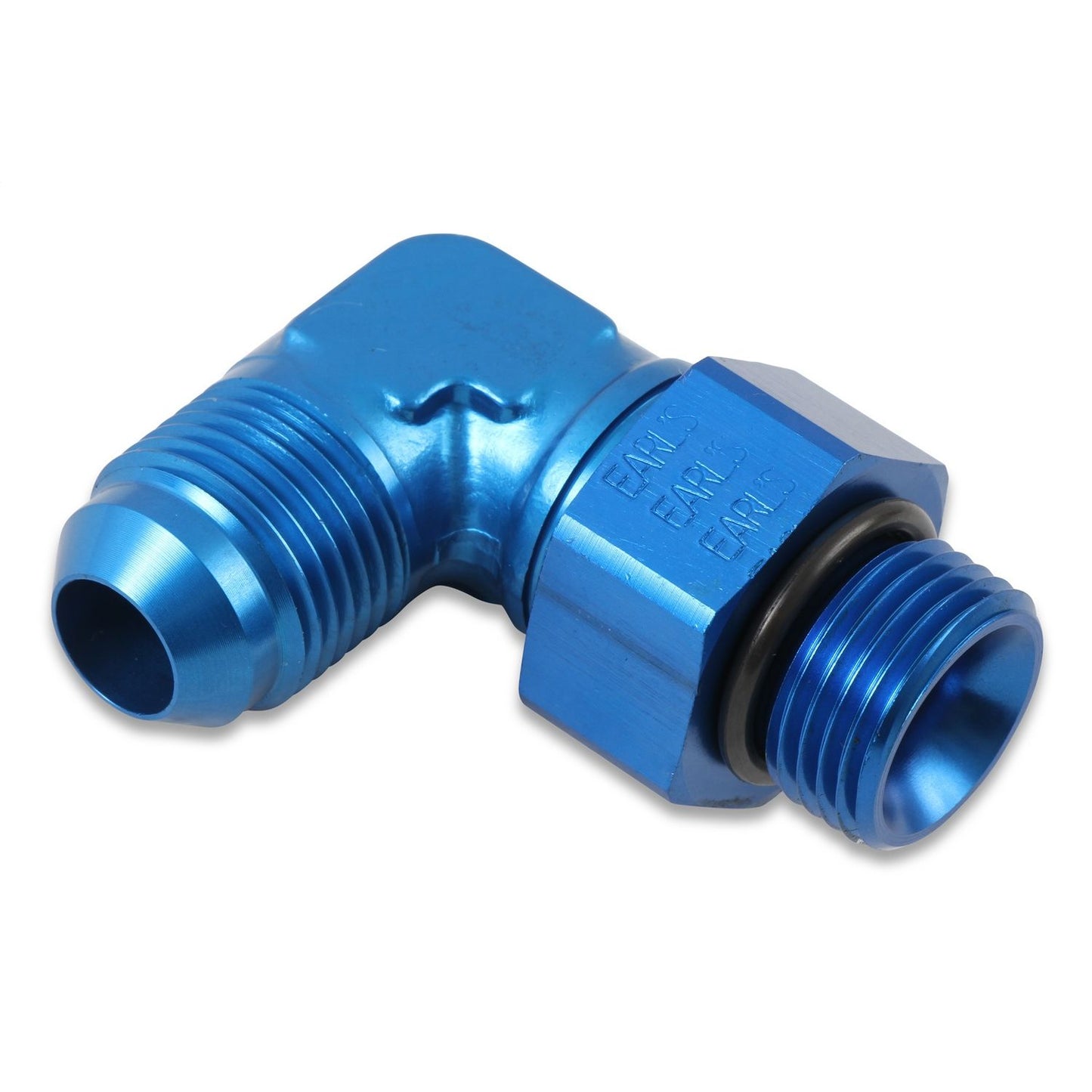 Earls Performance 90 Deg. Aluminum AN to O-Ring Port Swivel Adapter 949008ERL
