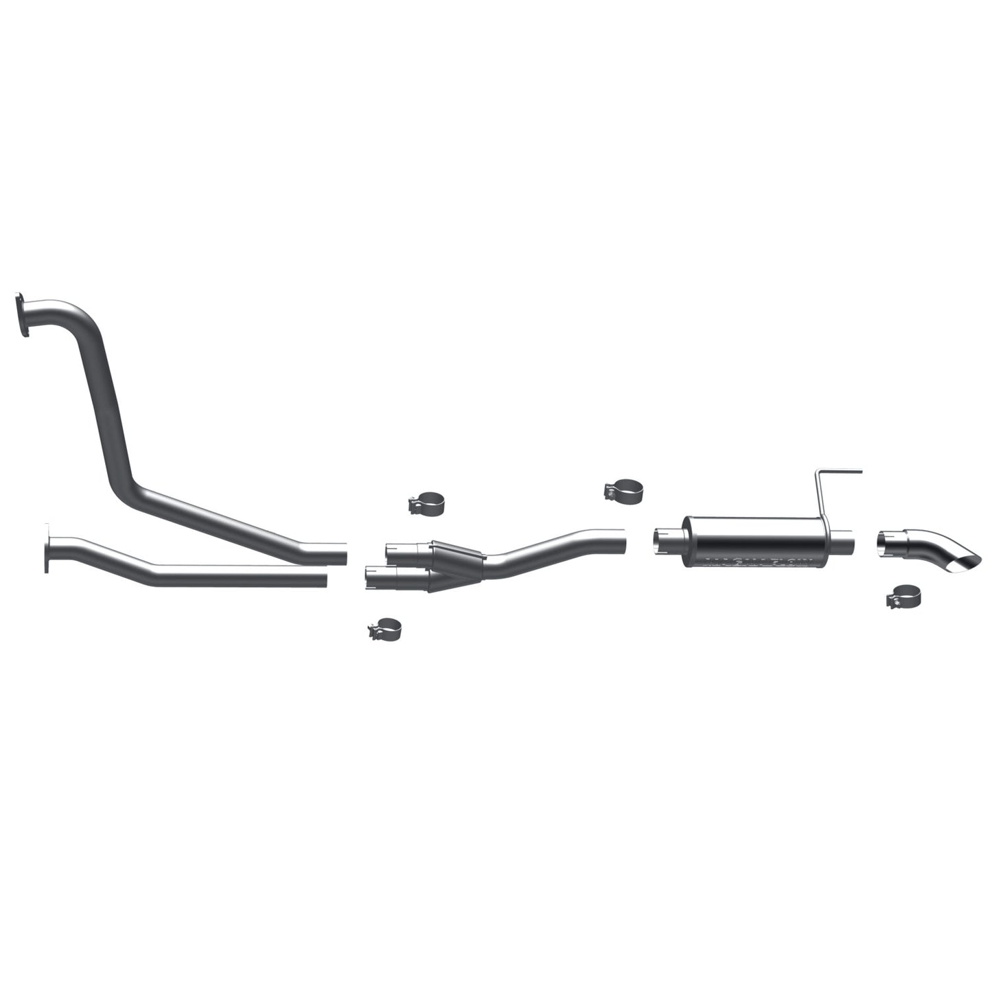 MagnaFlow 2007-2015 Nissan Titan Off-Road Pro Series Cat-Back Performance Exhaust System MAGNAFLOW-17109