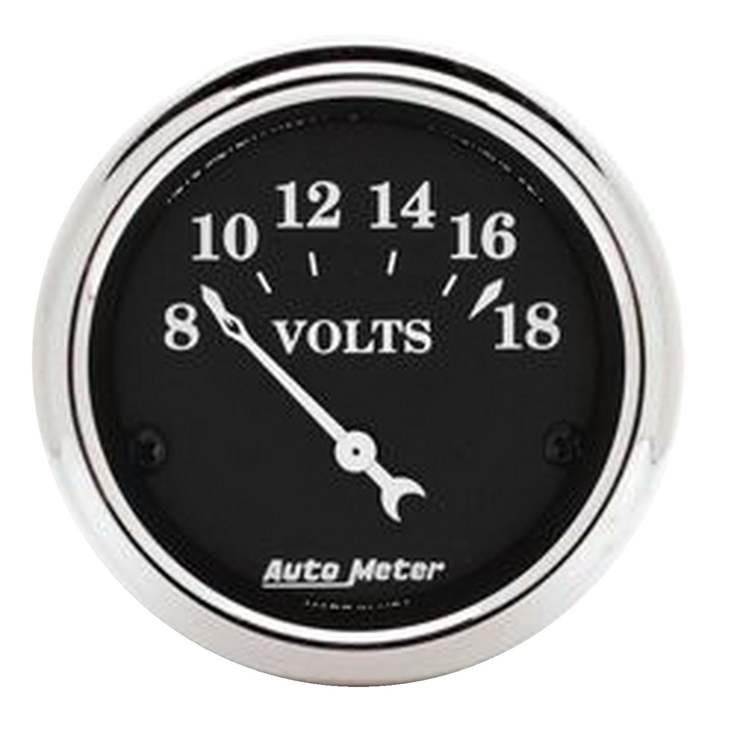 AutoMeter 2-1/16 in. VOLTMETER 8-18V OLD TYME BLACK 1791