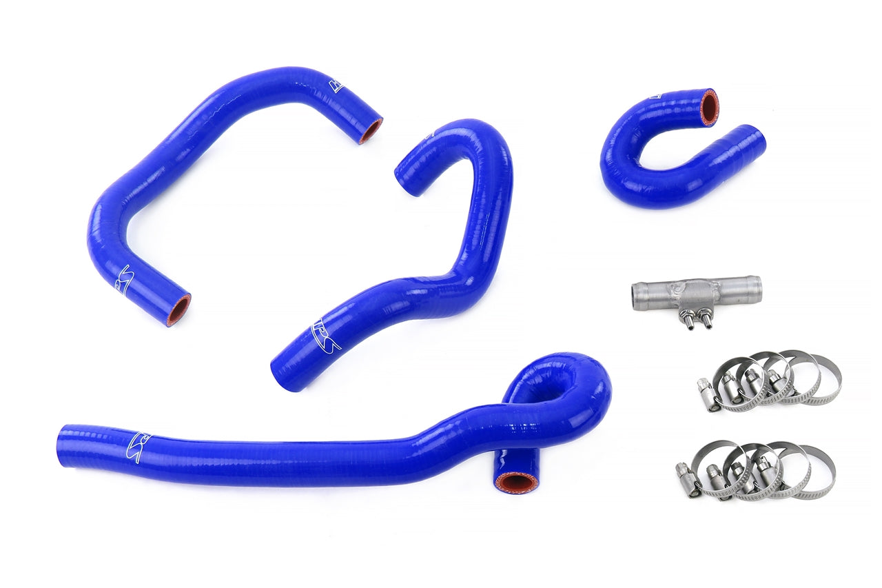 HPS Performance 3-ply Reinforced Silicone Replaces Rubber Heater Hoses 57-2093-BLUE