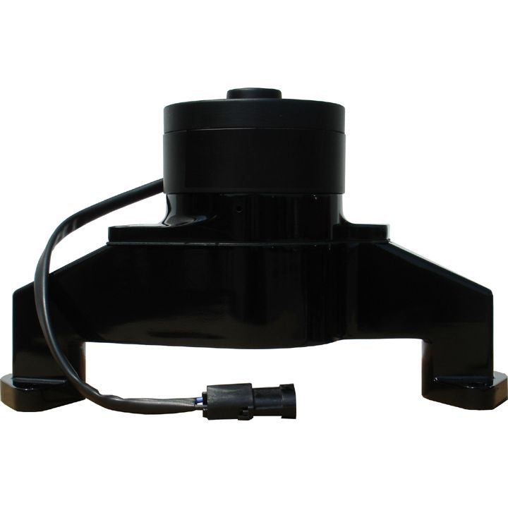 Proform Electric Engine Water Pump; Aluminum; Black Powder Coat; Fits BB Chevy Engines 68230BK