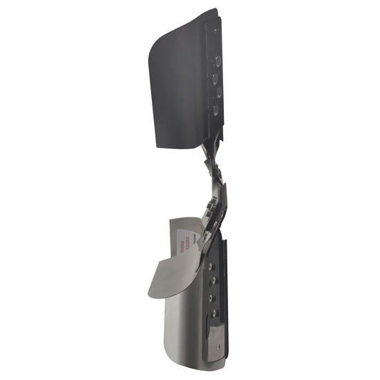 Derale 15" Heavy Duty Stainless Steel Standard Rotation Flex Fan, Black Hub 17015