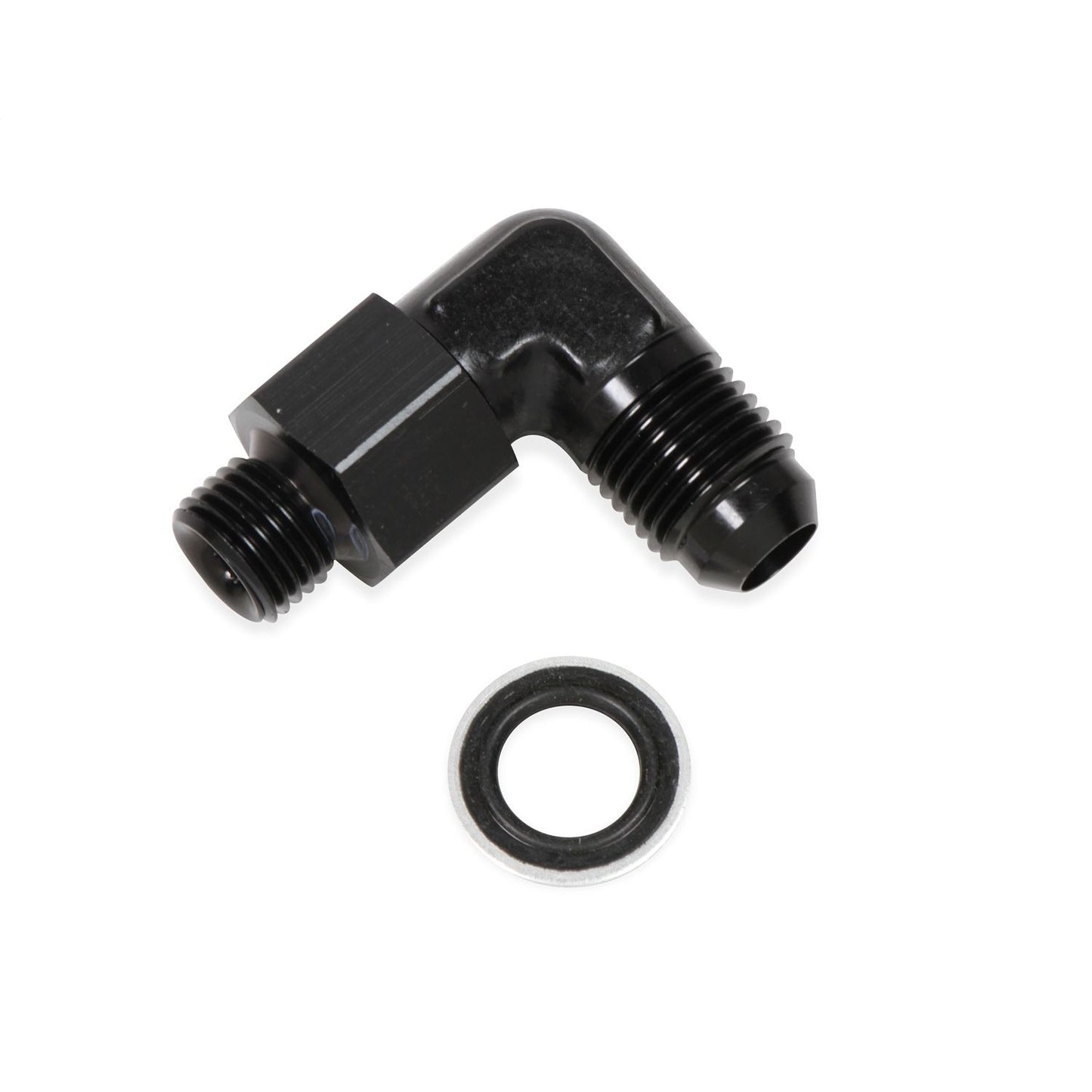 Earls Performance 90 Deg. Aluminum AN to Metric Swivel Adapter AT949091ERL