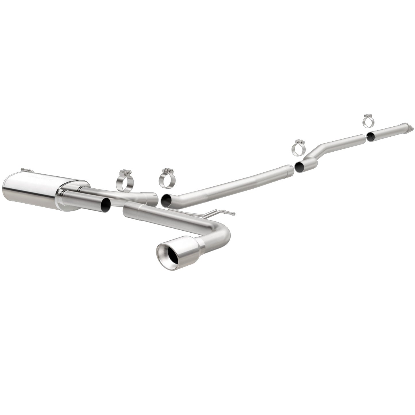 MagnaFlow 2015-2018 Ford Fusion Street Series Cat-Back Performance Exhaust System MAGNAFLOW-19096