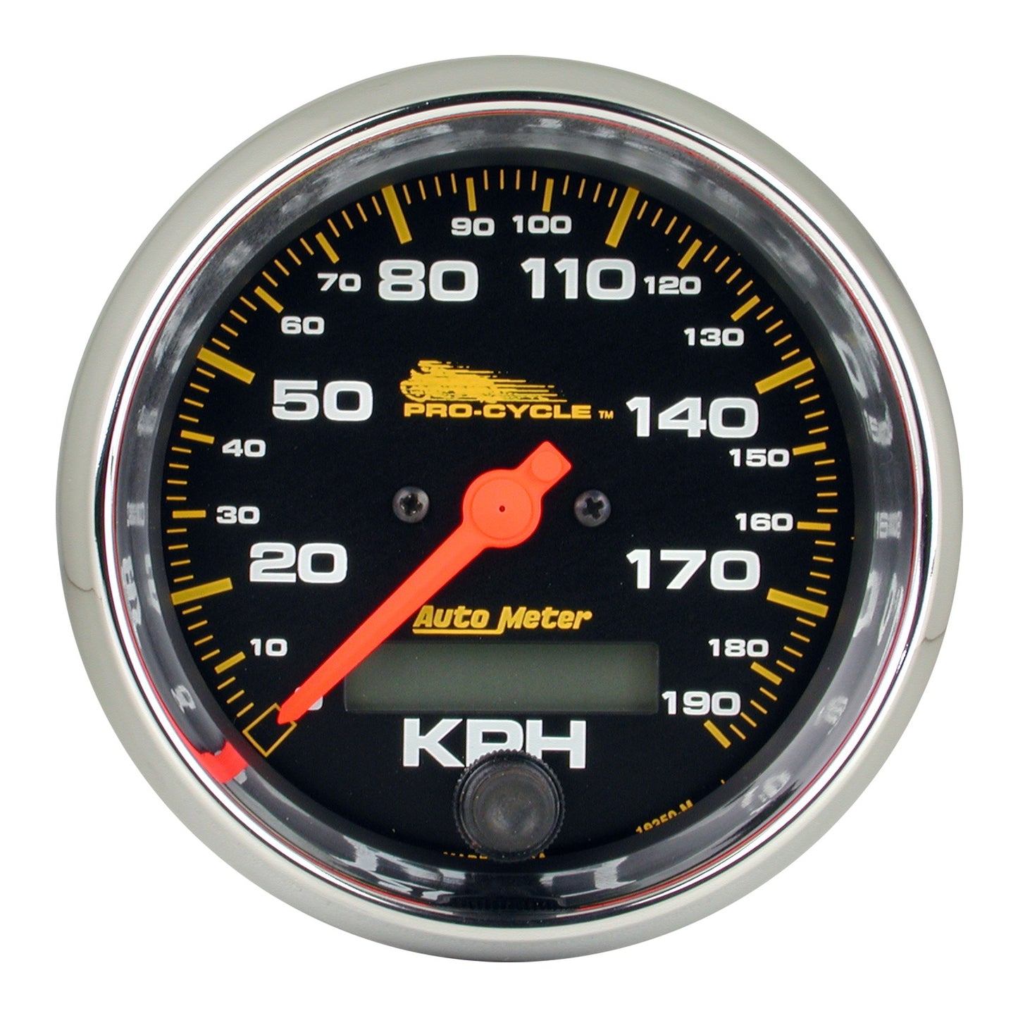 AutoMeter 3-3/4 in. SPEEDOMETER 0-120 MPH BLACK PRO-CYCLE 19350