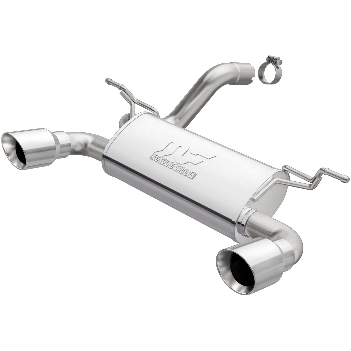 MagnaFlow 2018-2022 Jeep Wrangler Street Series Axle-Back Performance Exhaust System MAGNAFLOW-19385