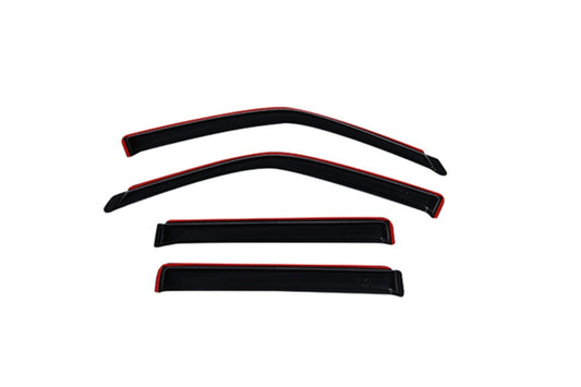 Auto Ventshade 194233 In-Channel Ventvisor Side Window Deflector 4-Piece Set For 1997-2017 Ford Expedition 2007-2017 Expedition XL 1998-2017 Lincoln Navigator