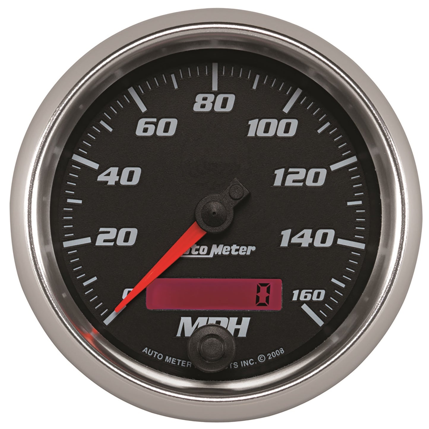 AutoMeter 3-3/8 in. SPEEDOMETER 0-160 MPH BLACK PRO-CYCLE 19689