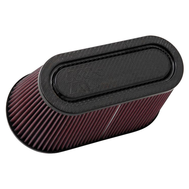 K&N RP-5182 Universal Air Filter - Carbon Fiber Top & Base
