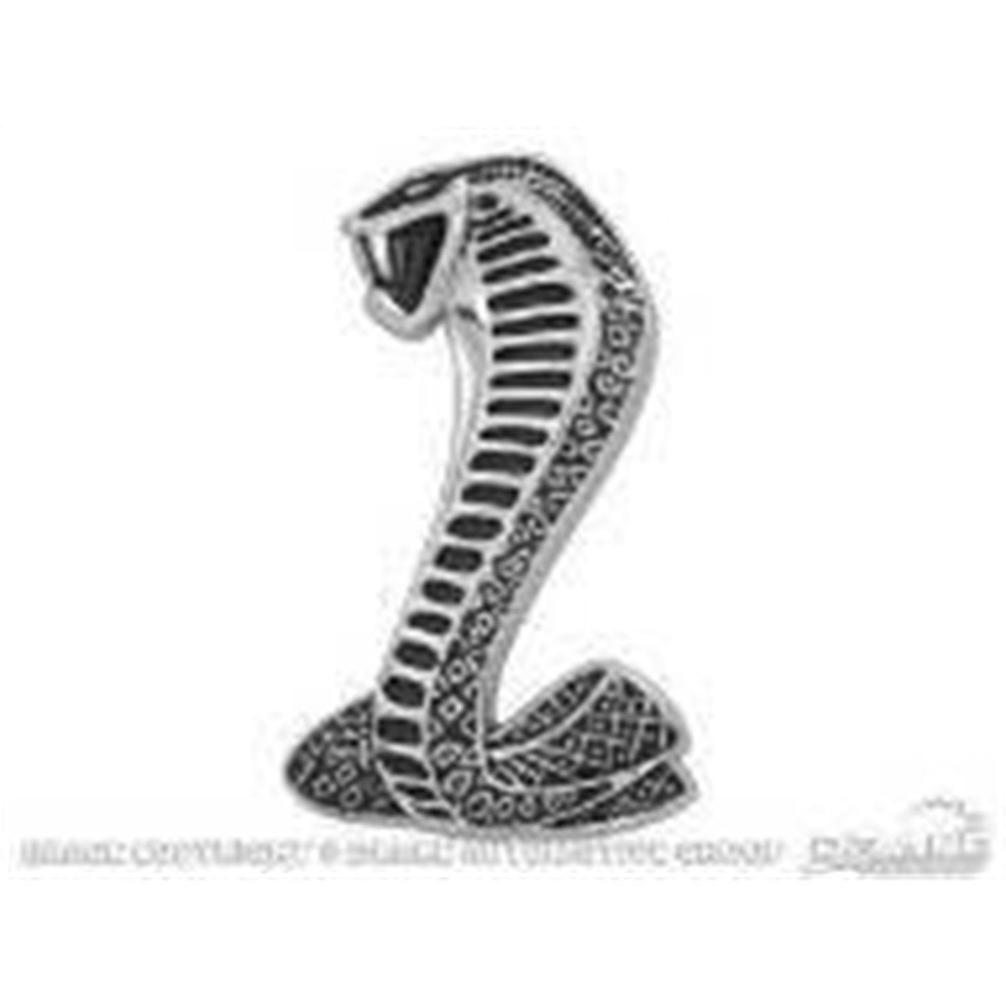 Drake Muscle Shelby Cobra Fender Emblem F6ZZ-16228-B