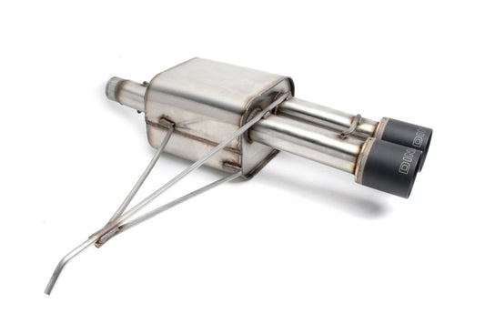 Dinan Free Flow Axle-Back Exhaust - 2014-2019 MINI Cooper S Black D660-0062-BLK