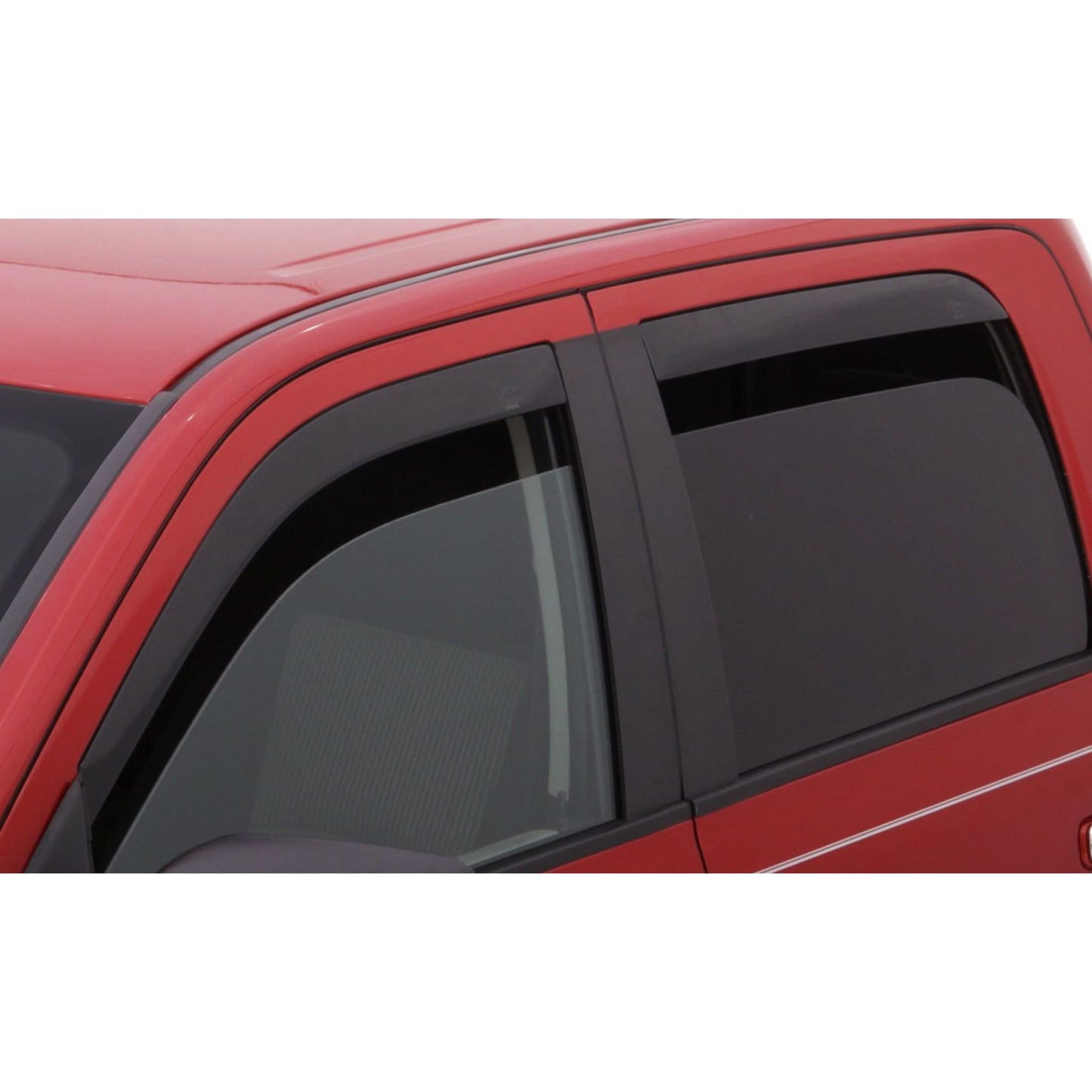 Auto Ventshade 994081 Ventvisor Low Profile Dark Smoke Side Window Deflector 4-pc Set For 19-23 Ram 1500 In-Channel Mount Quad Cab