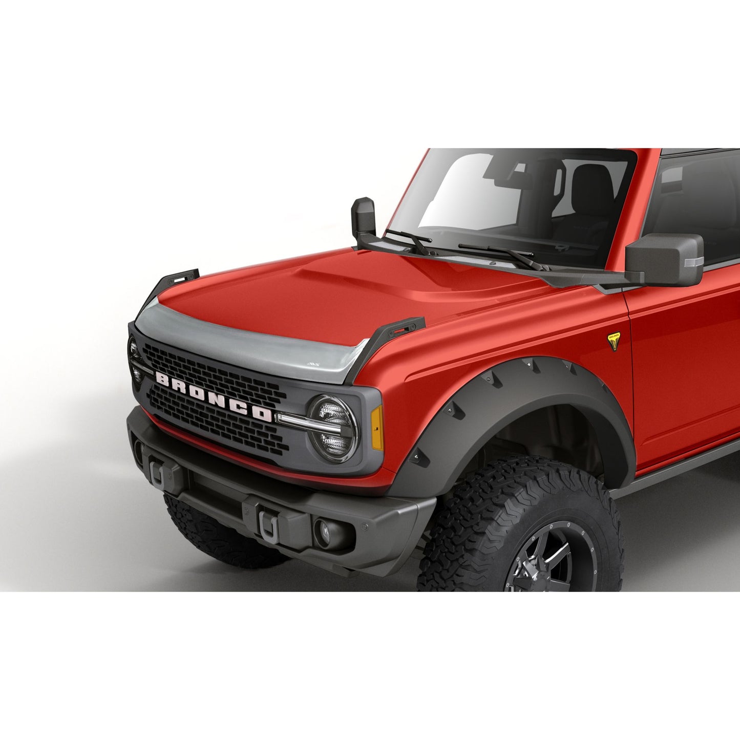 Auto Ventshade 622183 Aeroskin Flush Mount Chrome Hood Protector For 2021-2022 Ford Bronco