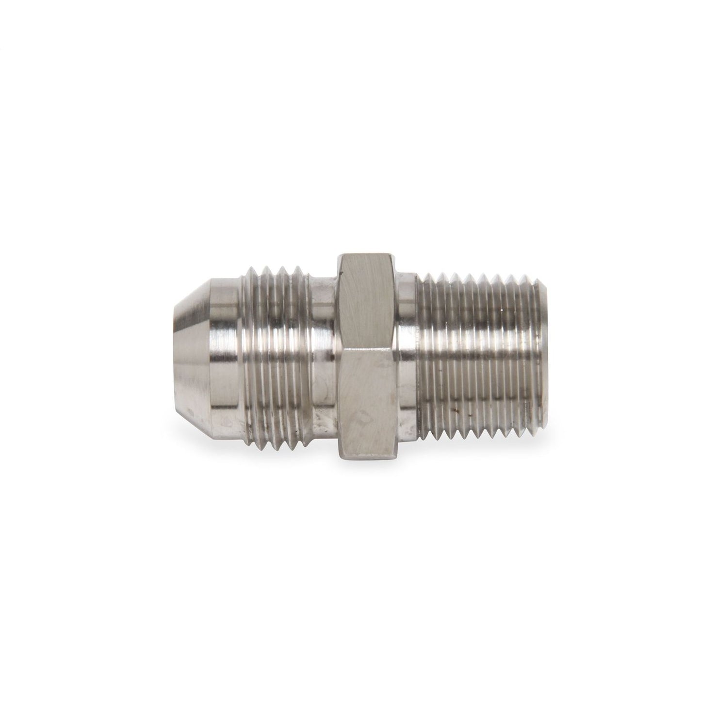 Earls Performance Straight Stainless Steel AN to NPT Adapter SS981615ERL