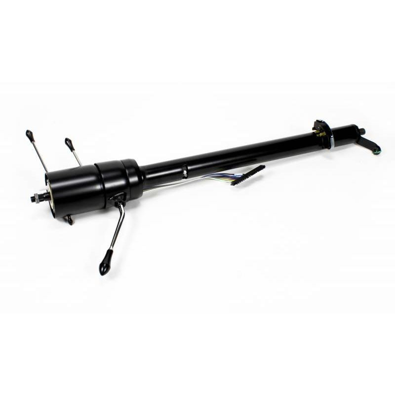 IDIDIT Retrofit 57 Chevy; Tilt Column Shift w/Rack; Black Powder Coat 1140577951