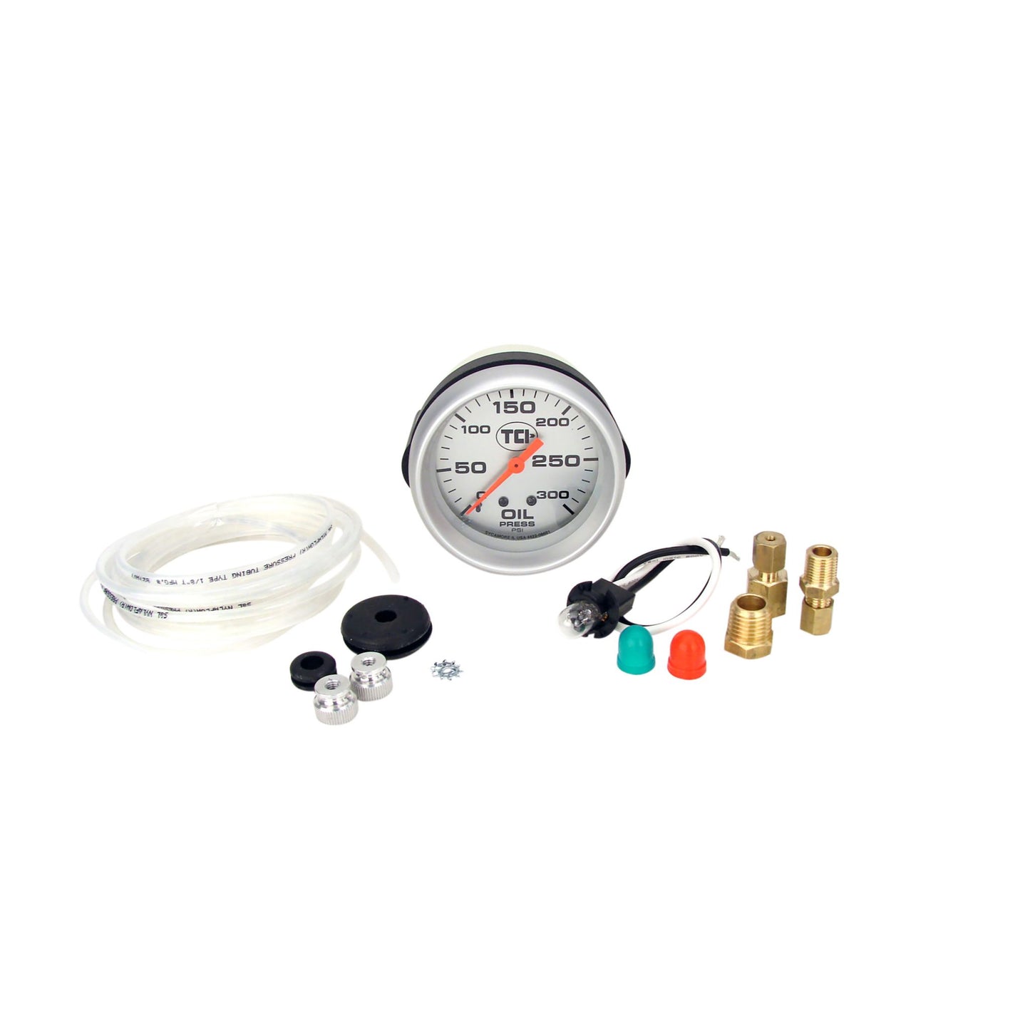 TCI Silver 2 5/8 Transmission Pressure Gauge 801101