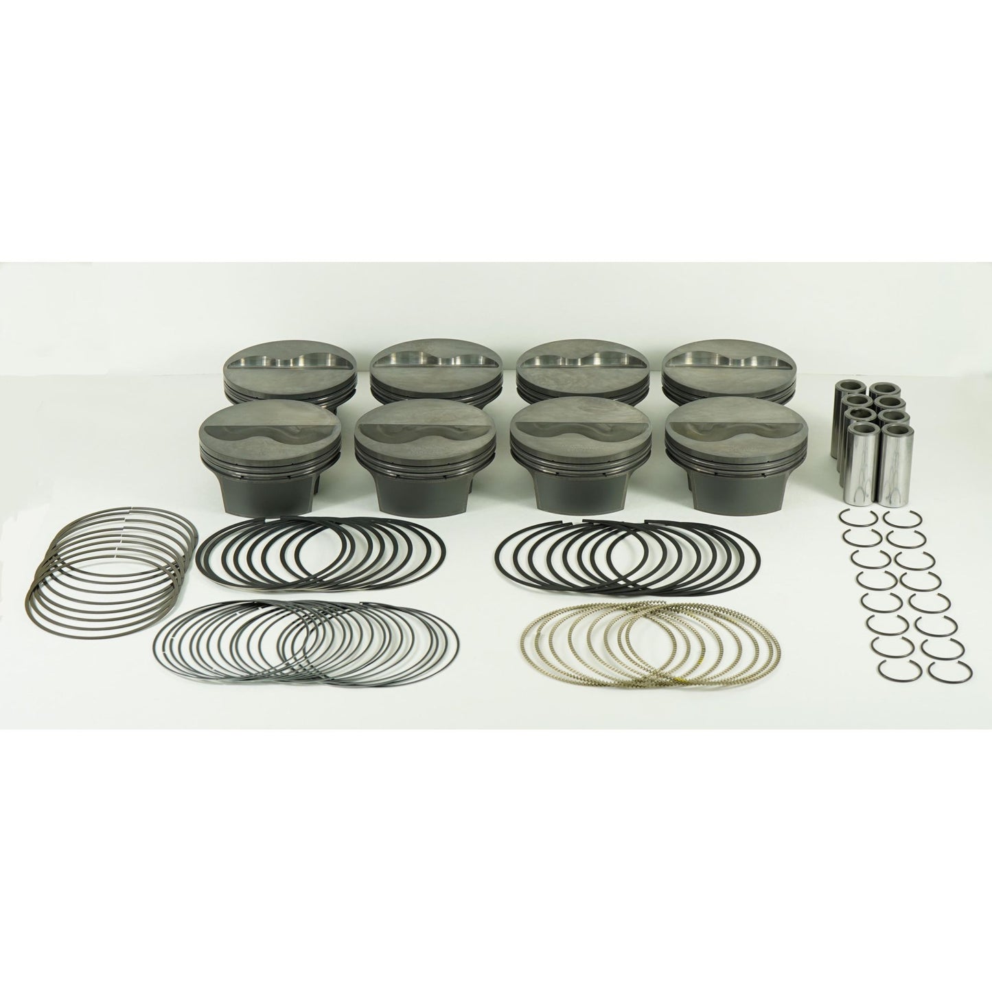 Mahle Motorsport SMALL BLOCK CHEVY 21 degree FLAT TOP Gasported / Asymmetrical Valve Pockets PowerPak Plus 363cid 4.065 x 1.125CH 3.500stroke6.125rod0.927pin-8.9cc415g12.2CR 2618 197753165T