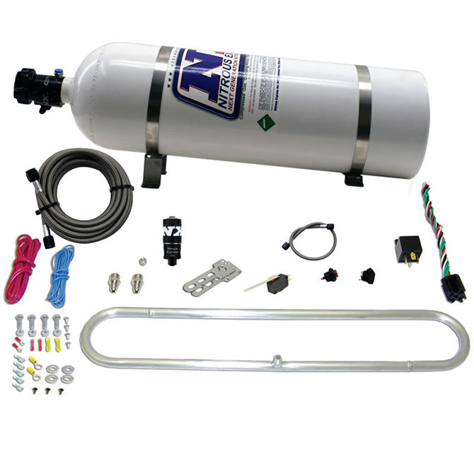 Nitrous Express N-TERCOOLER SYSTEM WITH 15LB BOTTLE (Remote Mount Solenoid) NX-20000R-15