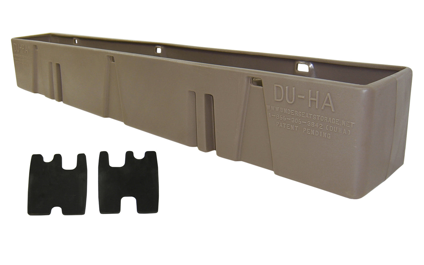 DU-HA 20022 Ford Behind-the-Seat Storage Console Organizer And Gun Case - Tan