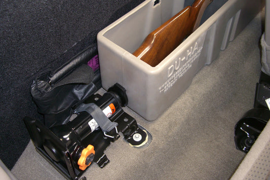 DU-HA 20054 Ford Behind-the-Seat Storage Console Organizer And Gun Case - Black