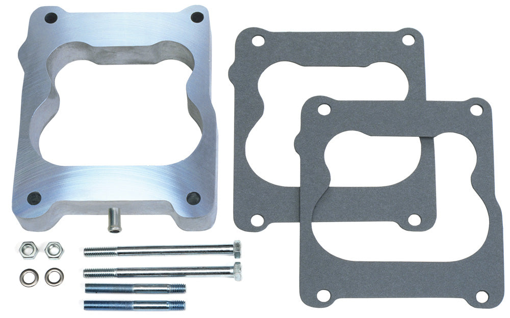 Trans-Dapt Performance 1 In. Tall Quadrajet Spacer With Pcv- Open- Cast Aluminum Carburetor Spacer 2009