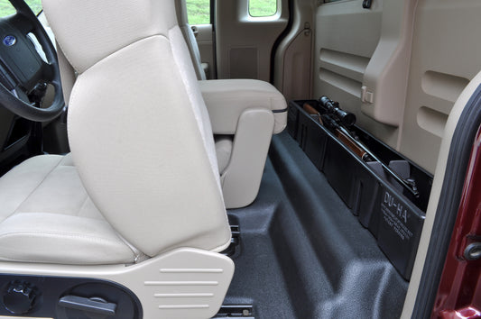 DU-HA 20105 Ford Behind-the-Seat Storage Console Organizer And Gun Case - Black