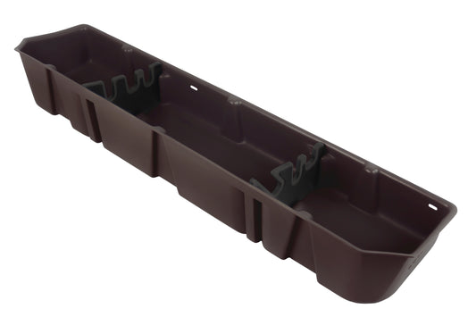 DU-HA 20113 Ford Underseat Storage Console Organizer And Gun Case - Java Brown